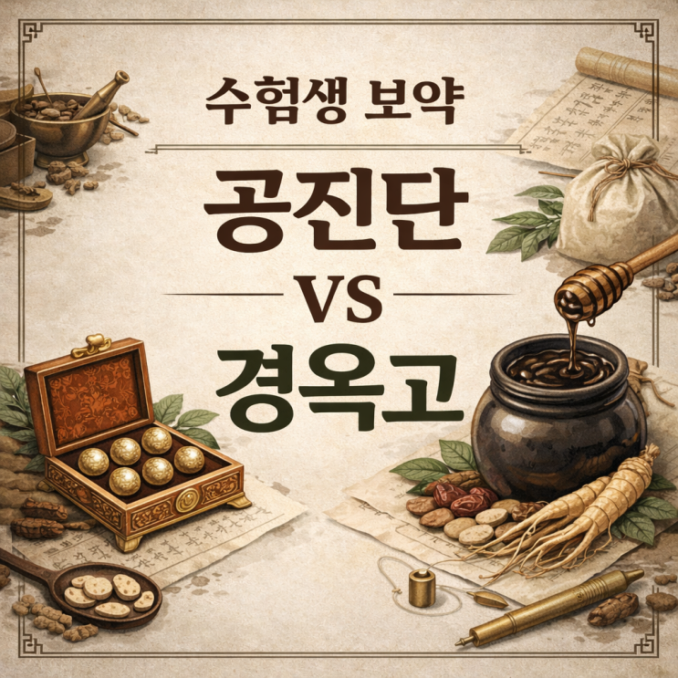 수험생 보약 효과 있을까? 공진단 vs 경옥고 vs 맞춤탕약 완벽 비교. 분당 재호한의원. : 네이버 블로그