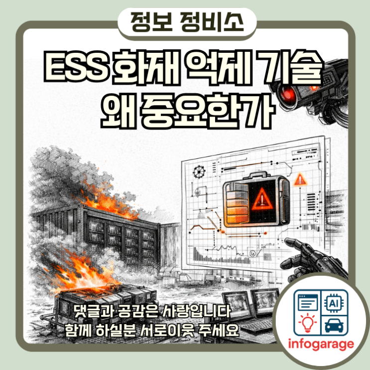 ESS 화재 억제 기술 왜 중요한가 IT 기반 배터리 안전 핵심 정리 : 네이버 블로그