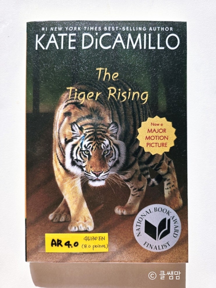 초3 영어책 추천 | The Tiger Rising AR 4.0 : 네이버 블로그