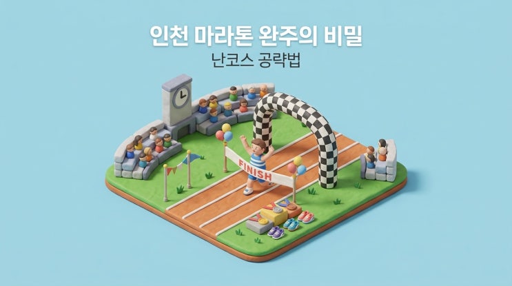 [인천마라톤] 2026 제26회 인천국제하프마라톤 완주 후기, 초보자가 반드시 알아야 할 업힐 공략법