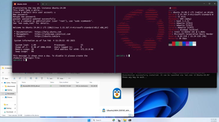 Windows에서 Linux 실행하기 (WSL) : 네이버 블로그