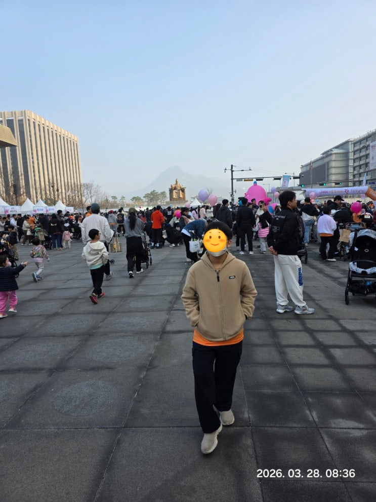 [경험] '2026 서울 유아차 런' 참가 - 남매와 도심 속 8km 완주