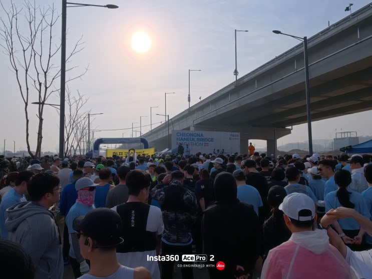 청라하늘마라톤 하프 완주 후기｜26분 지연 출발과 하루 전 코스 변경, 청라하늘대교 코스 체감