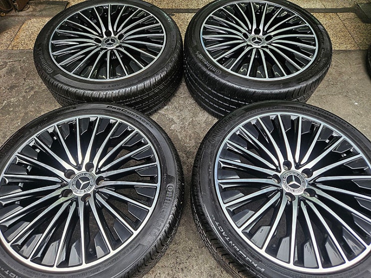 벤츠 W236 CLE AMG 마차휠 정품 19인치 휠타이어 셋트 : 네이버 블로그