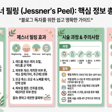 [대구 제스너 필링] 피지 조절부터 각질 케어까지, 핵심 원리와 시술 가이드
