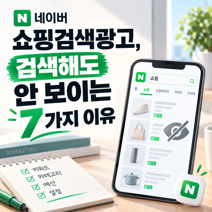 네이버 쇼핑검색광고, 검색해도 안 보이는 7가지 이유 : 네이버 블로그