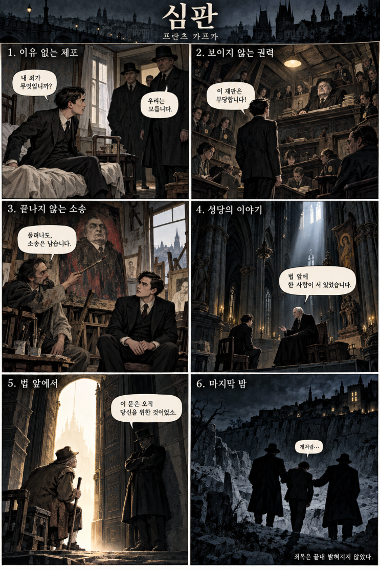 현155, 프란츠 카프카 《심판》,  자신이 무슨 죄를 지었는지도 모르....