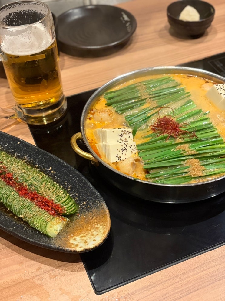 10개월 아기랑 후쿠오카 모츠나베 먹어요 이치타카 하카타본점 개인....