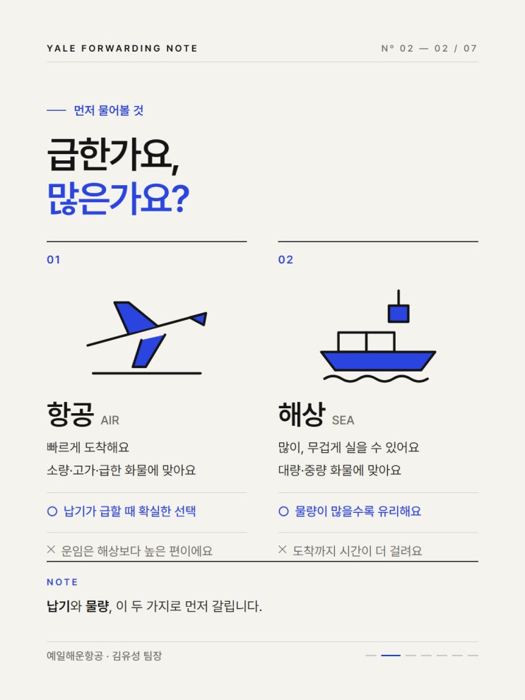 해상운송 항공운송 차이, 운임표보다 먼저 볼 세 가지 : 네이버 블로그