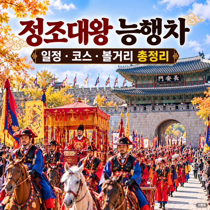 정조대왕 능행차 일정 수원 화성행궁 코스 볼거리 총정리