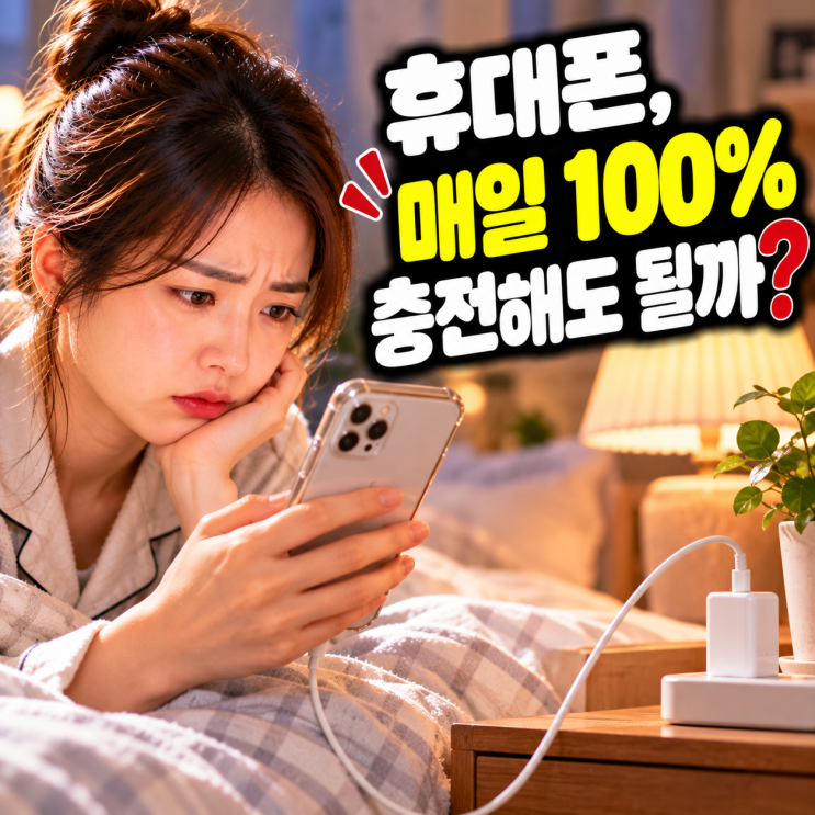 휴대폰, 매일 100% 충전해도 될까?｜배터리 수명 줄이는 충전 습관 5가지, 방전 : 네이버 블로그
