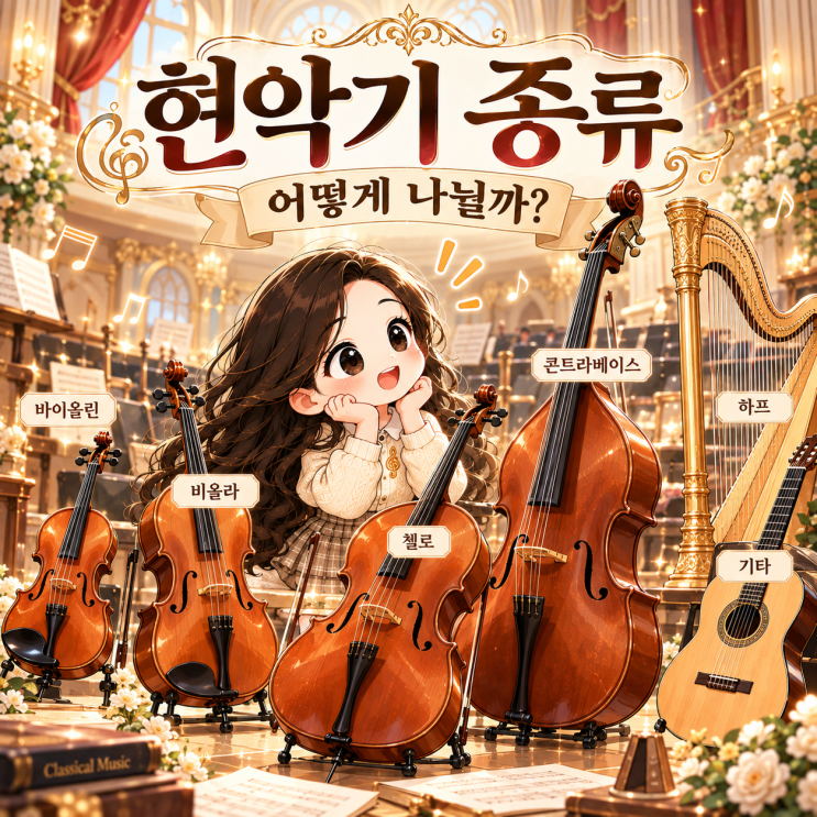 현악기 종류는 어떻게 나뉠까? string instruments 뜻부터 오케스트라 악기까지 : 네이버 블로그