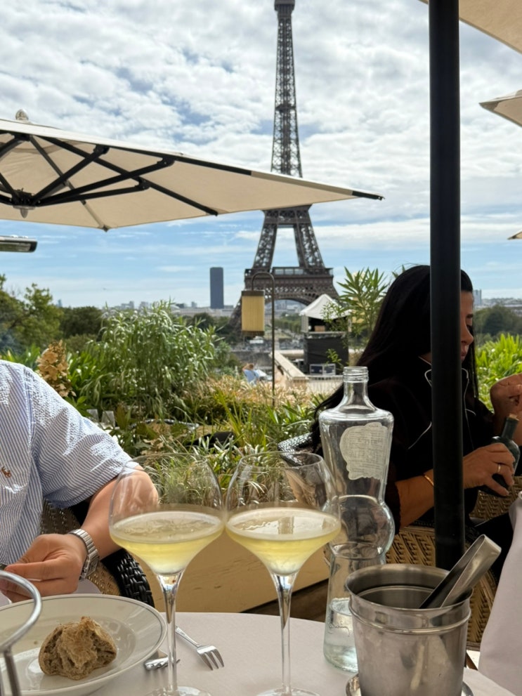 [Paris] 파리 3일차  에펠탑뷰 레스토랑 지라프(Girafe) 테라스 점심 후....