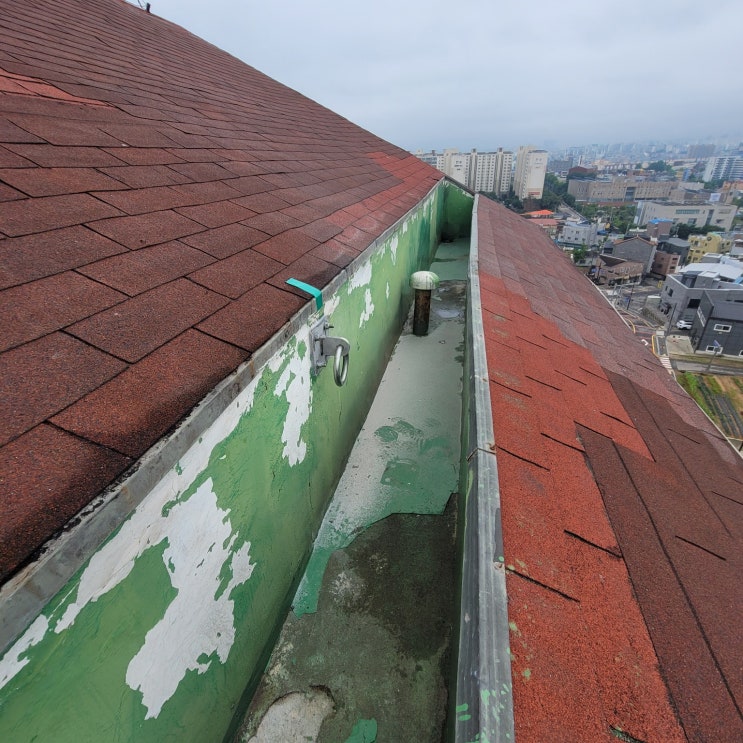 아파트 옥상 청소고리 설치, 외벽 작업용 파라펫링 4구 시공 | 멀티 홈닥터 : 네이버 블로그