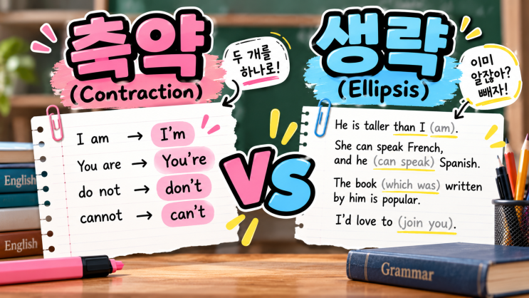 축약(Contraction)과 생략(Ellipsis) : 네이버 블로그