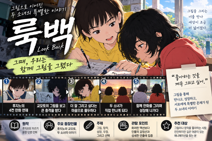 영화 룩백 정보 총정리｜줄거리·원작·개봉일·관람 전 알아둘 포인트 : 네이버 블로그