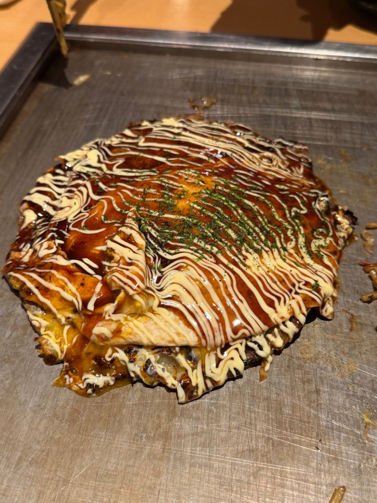 오사카 맛집 후쿠타로 본점 후기｜30분 웨이팅한 오코노미야끼 솔직....