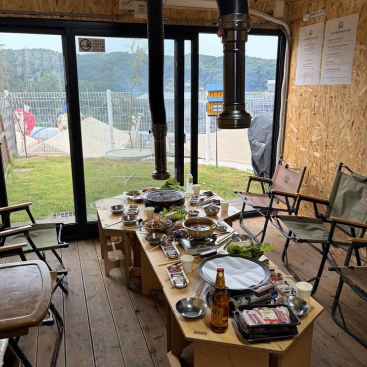 용인 캠핑 식당 신기로BBQ라운지 가격, 자리 선택 꿀팁 내돈내산 꼼꼼후기 : 네이버 블로그