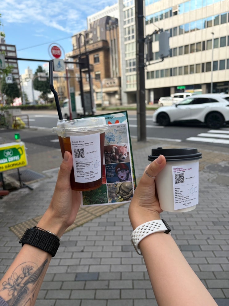나고야 카페 Q.O.L. COFFEE, 메이조공원 러닝 후 들른 나고야성 커피 맛....