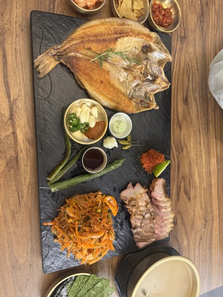 공덕 맛집 반건조 생선 삼합으로 회식 제대로 즐긴 후기 : 네이버 블로그
