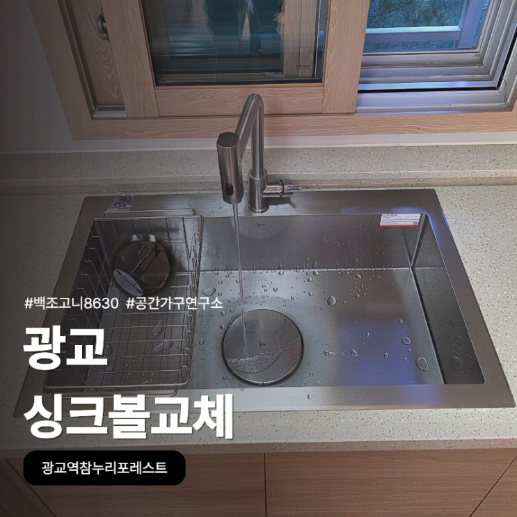 광교 싱크볼교체, 광교역참누리포레스트 백조 고니8630