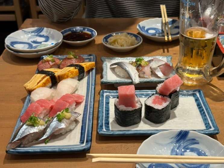 오사카 스시 사카바 사시스 난바워크점 웨이팅 및 솔직 후기