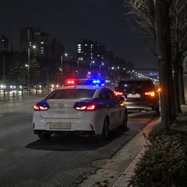 "조수석 탔죠? 너도 체포" SUV 시속 150km 달리면 이렇게 됩니다