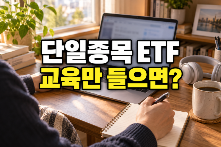 단일종목 레버리지 ETF, 교육만 들으면 바로 살 수 있을까? : 네이버 블로그