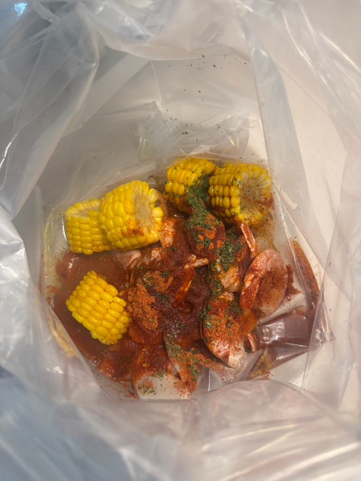 임가네해물촌 보일링 씨푸드, 🦀 2분 만에 구매 성공!🐷 맛은 과연? 내돈내산 뻥안치고 솔직한 후기 : 네이버 블로그