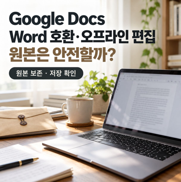 Google Docs Word 호환·오프라인 편집, 원본은 안전할까? : 네이버 블로그