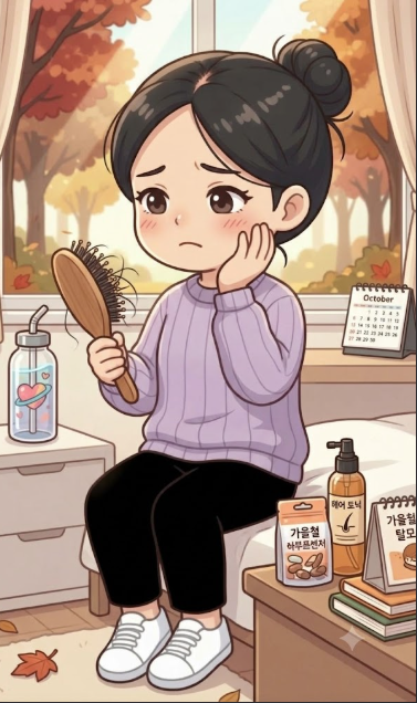 가을만 되면 머리가 한움큼씩? 가을철 탈모 원인과 위험신호 체크리스트 : 네이버 블로그
