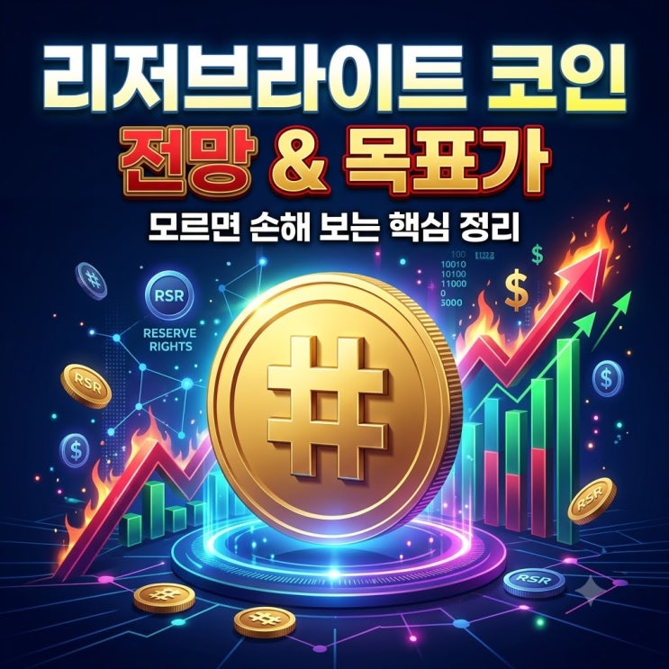 리저브라이트 코인 전망 목표가 모르면 손해 보는 핵심 정리(+업비트 상장) : 네이버 블로그