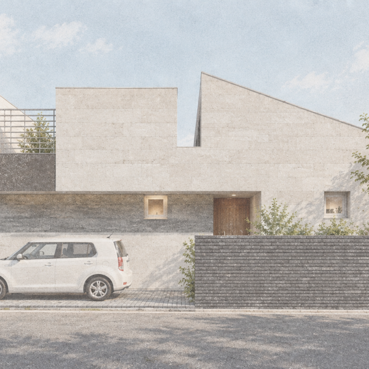 YOHA｜EMBRACE HOUSE_중정을 품은 동탄 단층주택 : 네이버 블로그