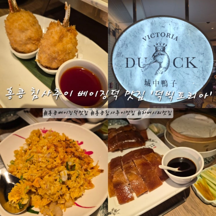 홍콩 침사추이 하버시티 맛집 베이징덕 맛집 덕 빅토리아(Duck Victoria....