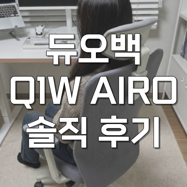 듀오백 Q1W 에어로 AIRO 메쉬 컴퓨터의자 앉아본 후기 : 네이버 블로그
