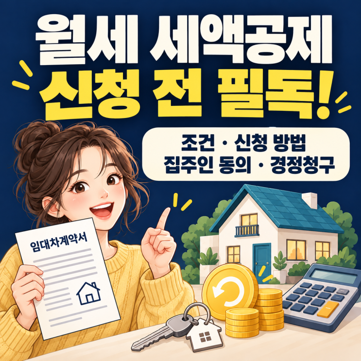 월세 세액공제 신청 전 필독! 조건부터 방법, 집주인 동의 여부,경정청구까지 : 네이버 블로그
