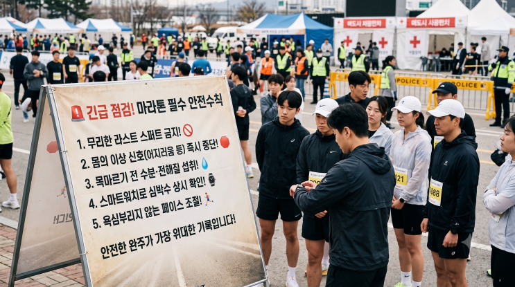 🏃‍♀️2026 마라톤 대회 이슈 총정리 (서울달리기 20대 러너 사망 사고/울산 마라톤) & 아마추어 마라톤 러너 필수 안전 가이드