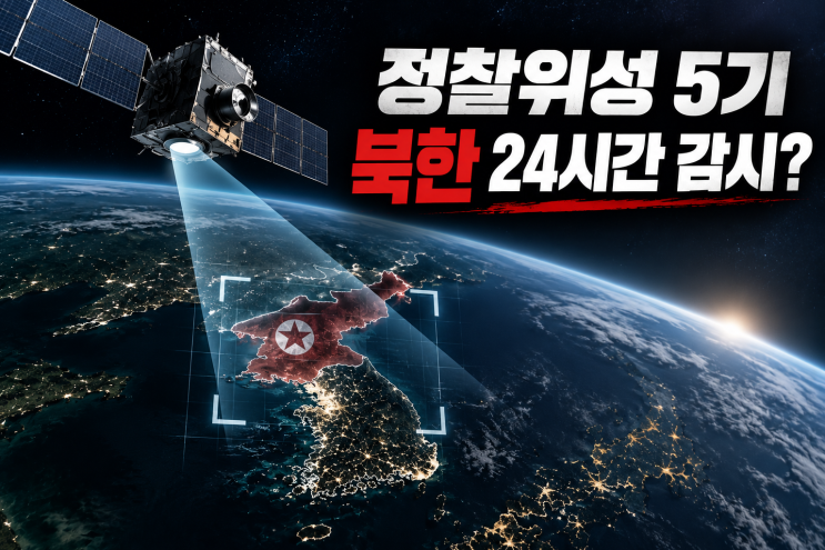 한국 군사정찰위성 5기면 북한을 24시간 볼 수 있을까? 미국 위성과 다른 점 : 네이버 블로그