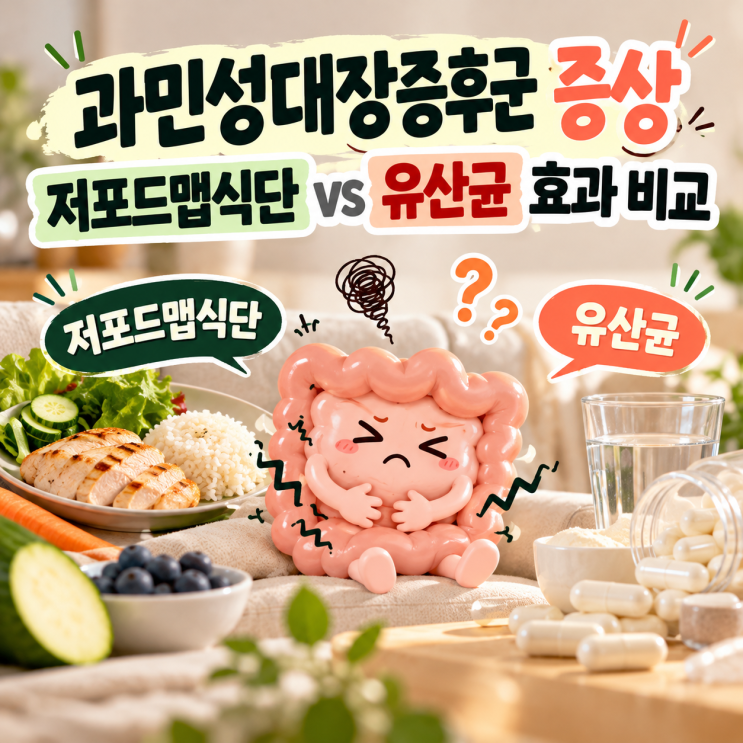 과민성대장증후군 증상 저포드맵식단 vs 유산균 효과 비교 : 네이버 블로그