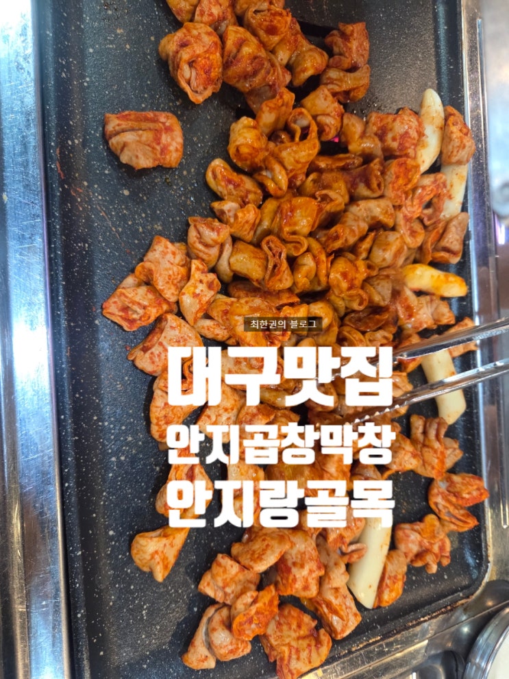 대구맛집 안지랑곱창골목 추천 맛집 안지곱창막창