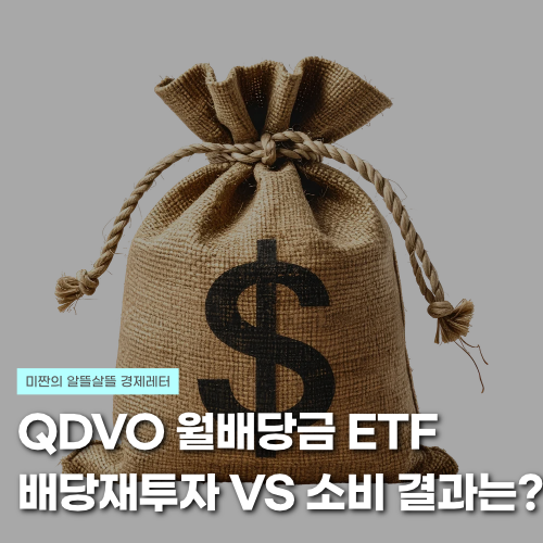 QDVO 배당 재투자 10년, 그냥 썼을 때와 이렇게 갈림 : 네이버 블로그