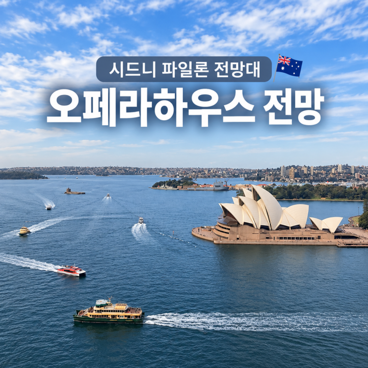 시드니 파일론 전망대 후기ㅣ하버브리지 무료 보행로·오페라하우....