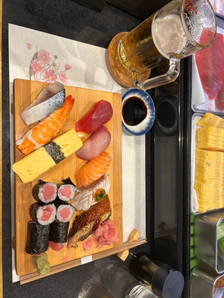 오사카 도톤보리 스시 맛집 카미나리 스시 추천!(내돈내산)