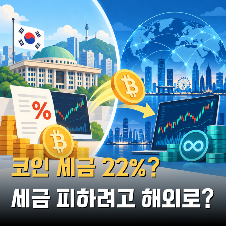 2027년 코인 과세 22%라는데, 