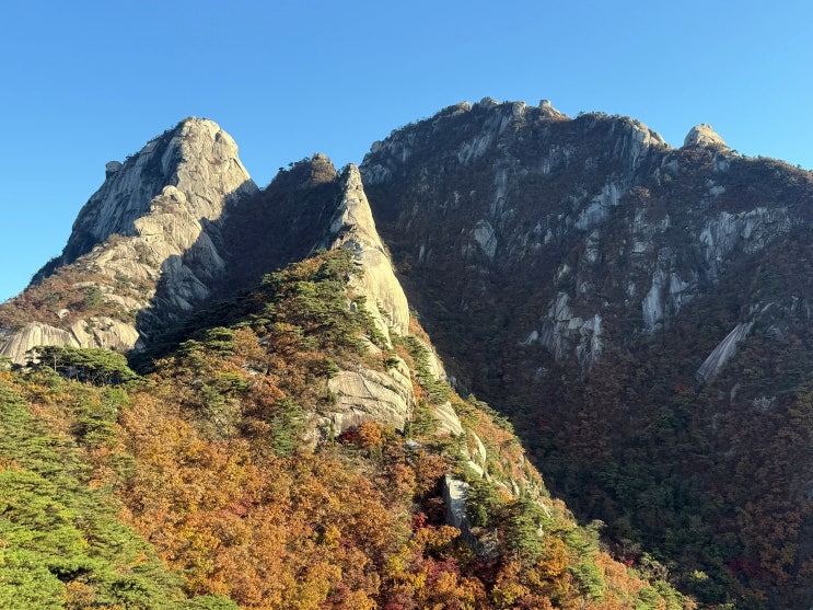 북한산 숨은벽 마당바위의 가을 : 네이버 블로그
