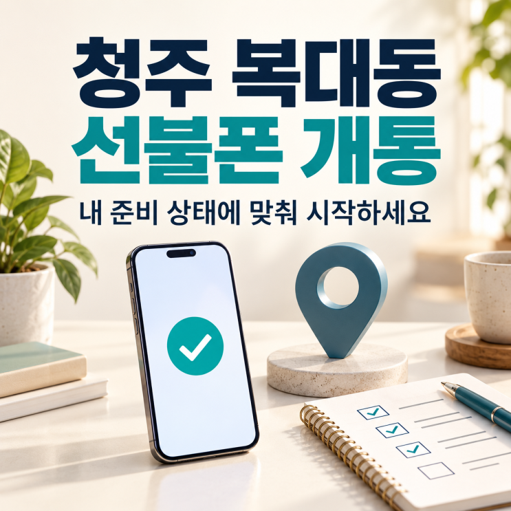 청주 복대동 선불폰 개통, 준비 상태에 따라 시작하는 방법 : 네이버 블로그