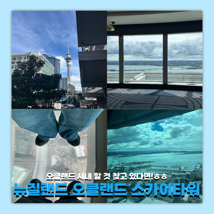 뉴질랜드 오클랜드 스카이타워 전망대 후기 및 예약방법