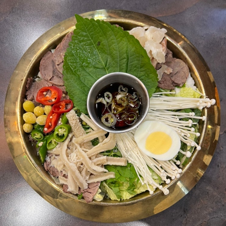 수원 어복쟁반 맛집 온미관 | 영통구청에서 어복쟁반에 감자채전 먹은 후기 : 네이버 블로그