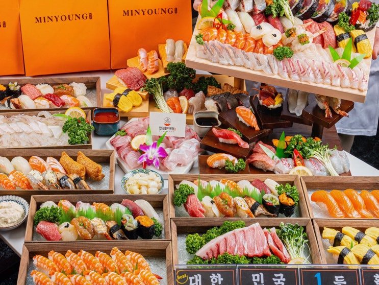 송도센트럴파크맛집 민영활어공장 송도직영점, 신선한 초밥과 넓은 단체석