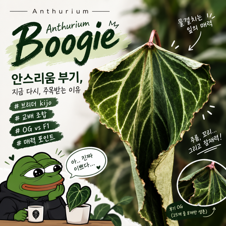 안스리움 부기(boogie)에 대한 간단 정보 : 네이버 블로그